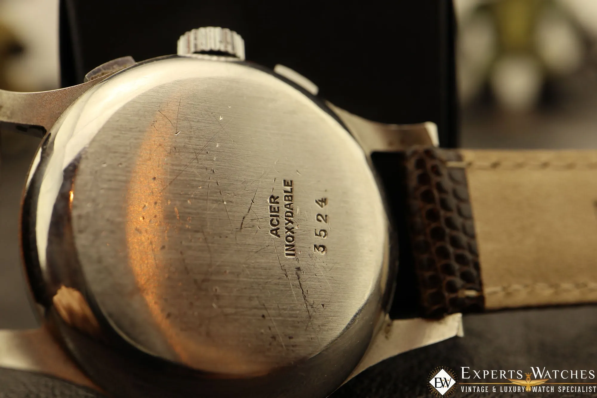 1950s Serviced Vintage Britix Valjoux 72C Triple Date Calendar Chronograph Watch