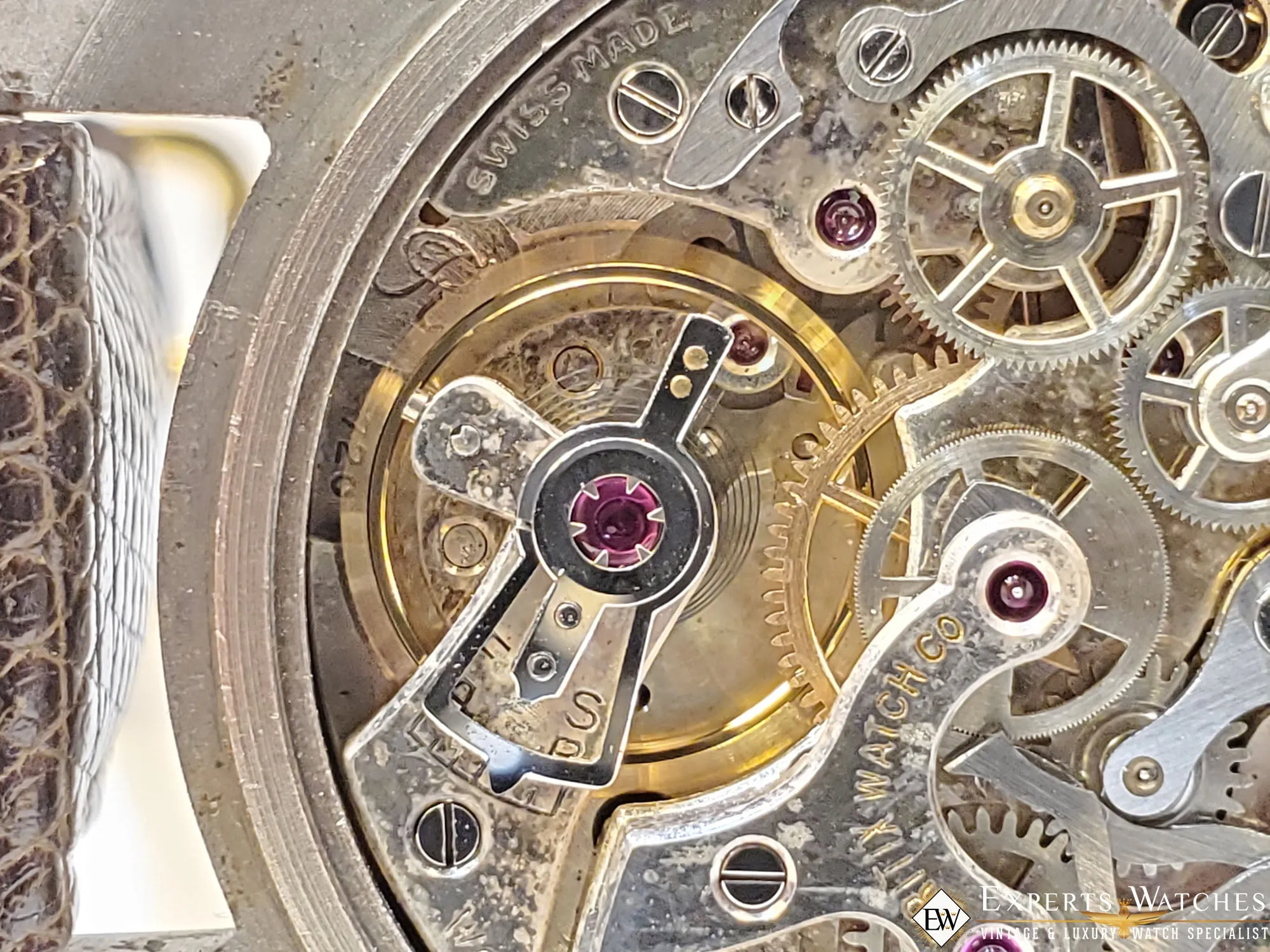 1950s Serviced Vintage Britix Valjoux 72C Triple Date Calendar Chronograph Watch