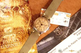 1950s Serviced Vintage DOXA Valjoux 72C Triple Date Calendar Chronograph Watch