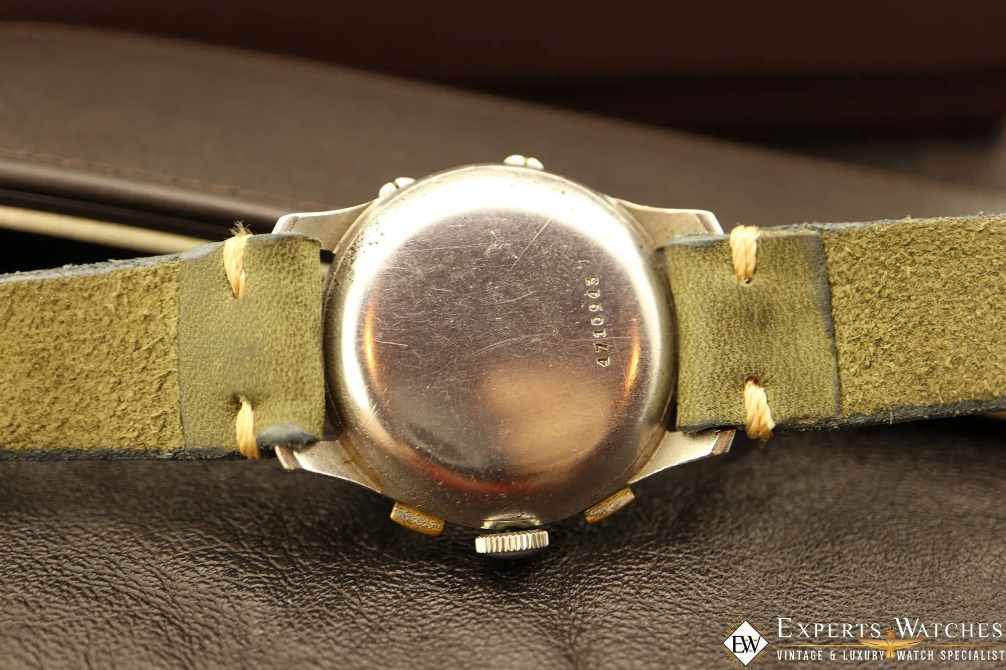 1950s Serviced Vintage DOXA Valjoux 72C Triple Date Calendar Chronograph Watch