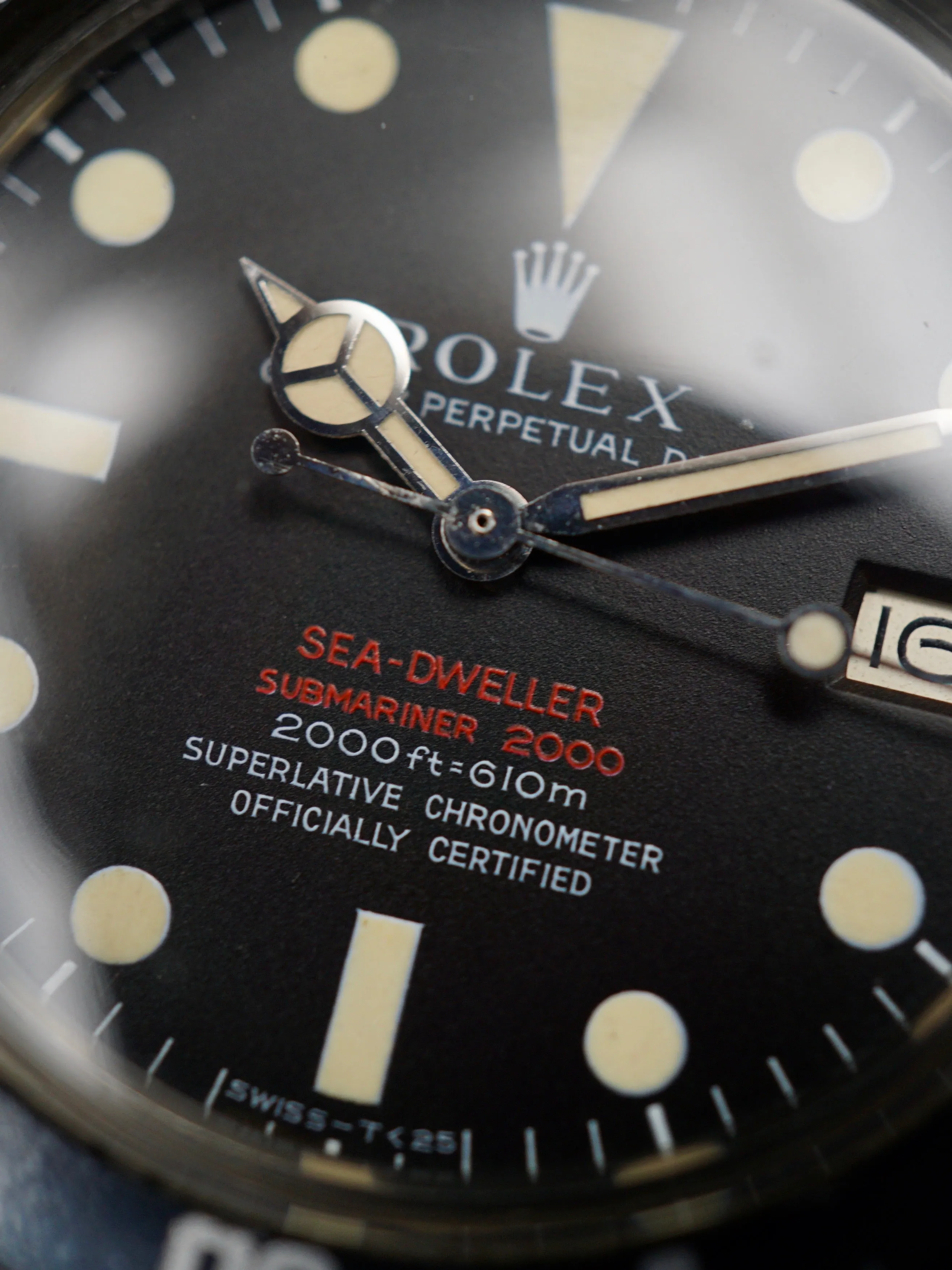 1967 Rolex Double Red Sea-Dweller "kissing 40" (Ref. 1665) With Papers