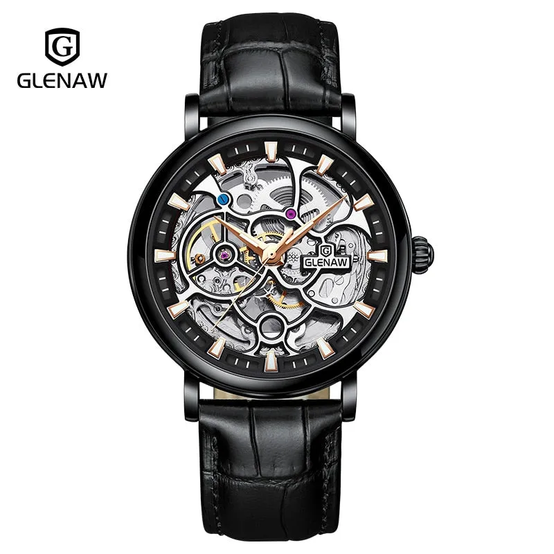 2023GLENAW Fashion Exquisite Automatic Mechanical Movemen