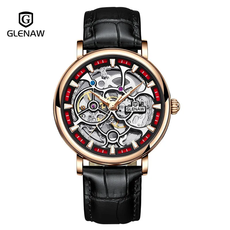2023GLENAW Fashion Exquisite Automatic Mechanical Movemen