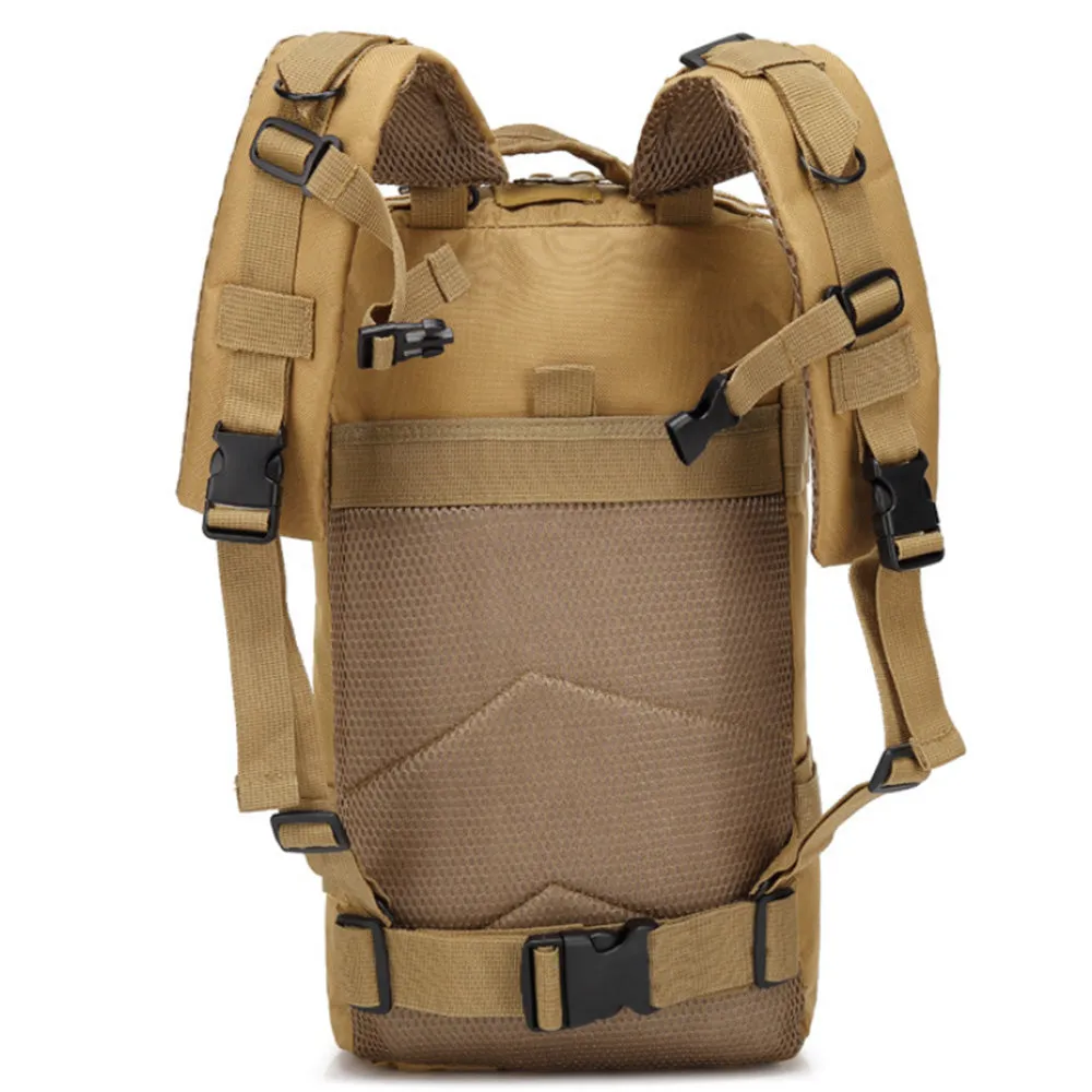 30L Military Backpack Tactical Hiking Camping Rucksack for Outdoor Trekk Travel Khaki
