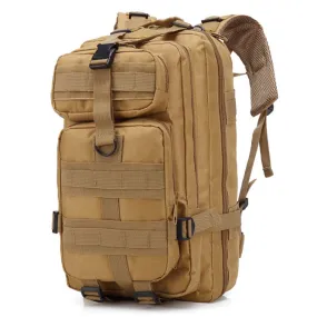30L Military Backpack Tactical Hiking Camping Rucksack for Outdoor Trekk Travel Khaki