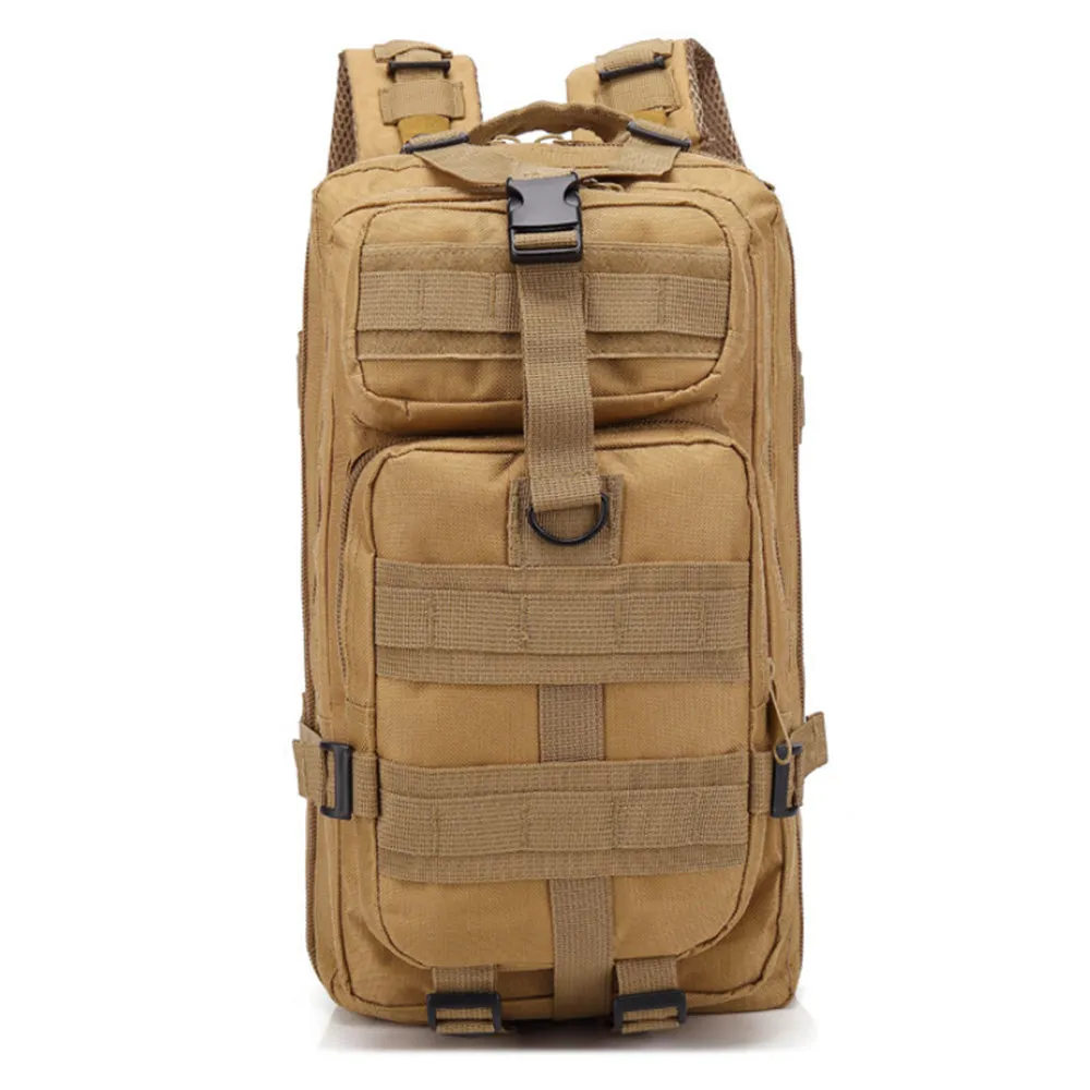 30L Military Backpack Tactical Hiking Camping Rucksack for Outdoor Trekk Travel Khaki