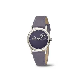 3274-01 - Ladies Titanium Dress Watch with Grey Suede Strap