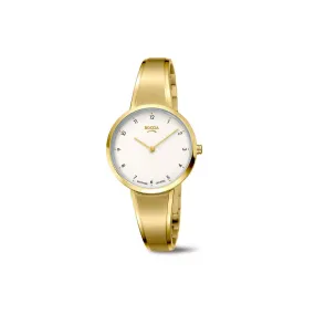3325-03 - Ladies Gold Titanium Dress Watch
