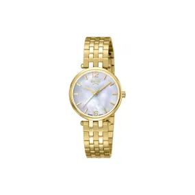 3339-03 - Womens Gold Plated Titanium Dress Watch