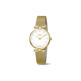 3340-03 - Womens Gold Plated Titanium Dress Watch