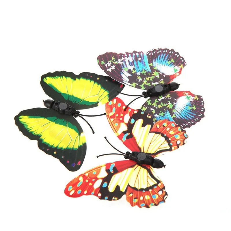 3D Artificial Luminous Glowing  Butterfly Fridge Magnet/3D夜光蝴蝶贴 仿真立体蝴蝶 冰箱贴 客厅卧室墙贴