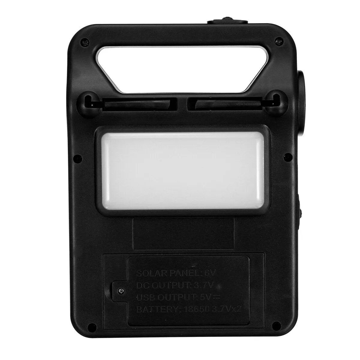 5-in-1 Solar Generator System: Portable Emergency Light & Camping Lamp with 2x 3W LED Bulbs