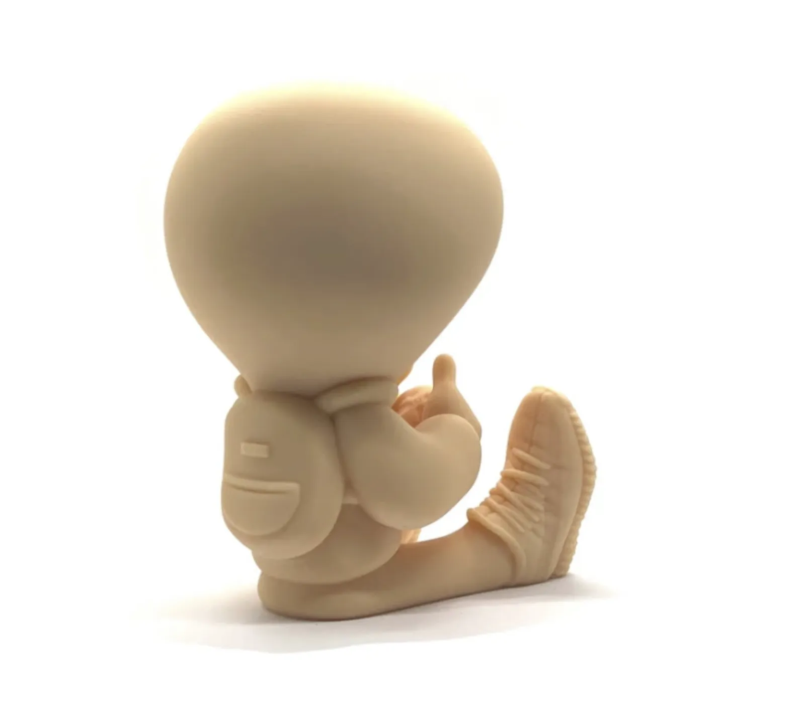 6 Inch Beige Vandul Art Toy Sculpture by Vandul