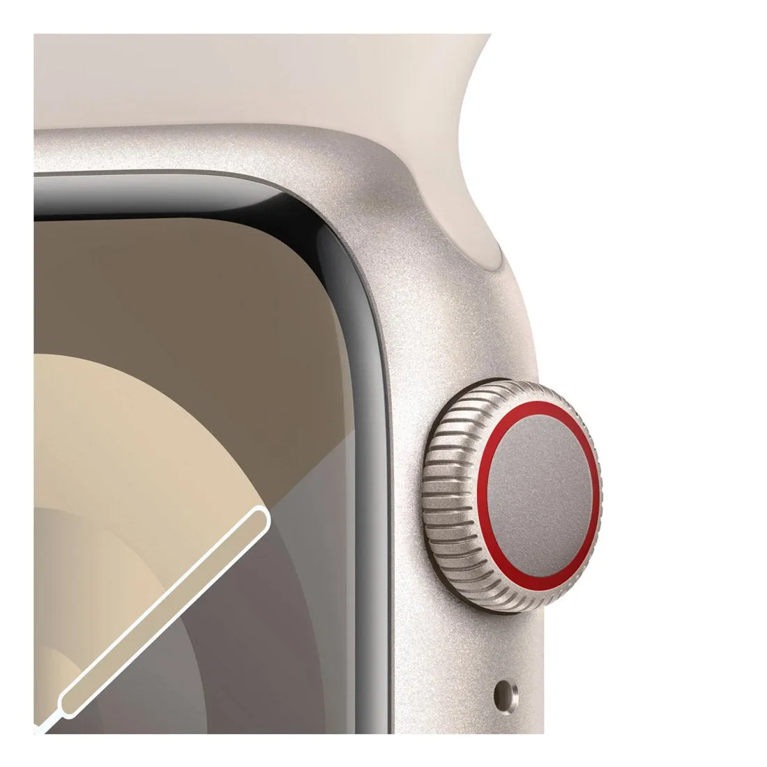 Apple Watch Series 9 45mm Starlight Aluminium Case GPS   Cellular (M/L) Opened Never Used