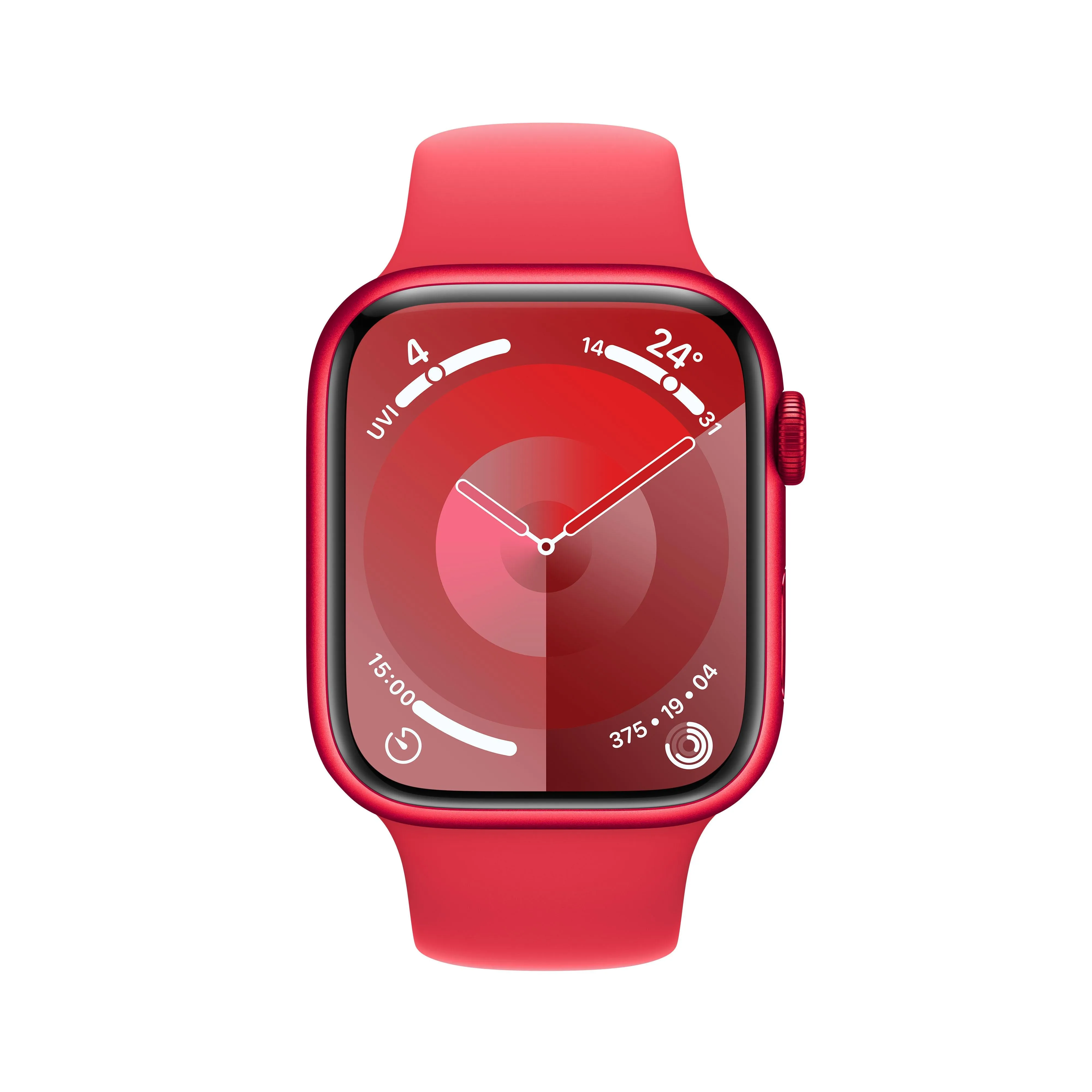 Apple Watch Series 9 GPS 41mm (PRODUCT)RED Aluminium Case with (PRODUCT)RED Sport Band - S/M