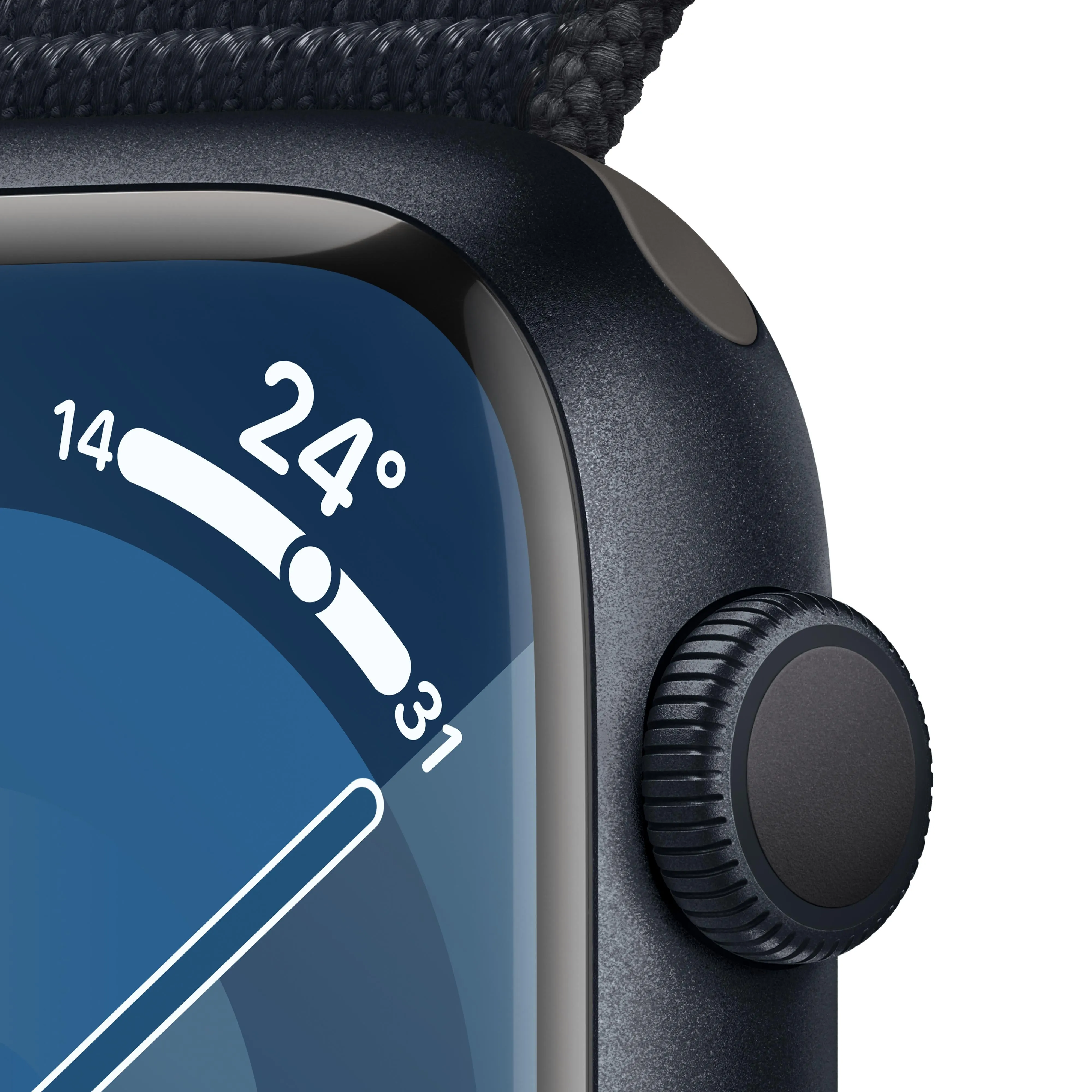 Apple Watch Series 9 GPS 45mm Midnight Aluminium Case with Midnight Sport Loop