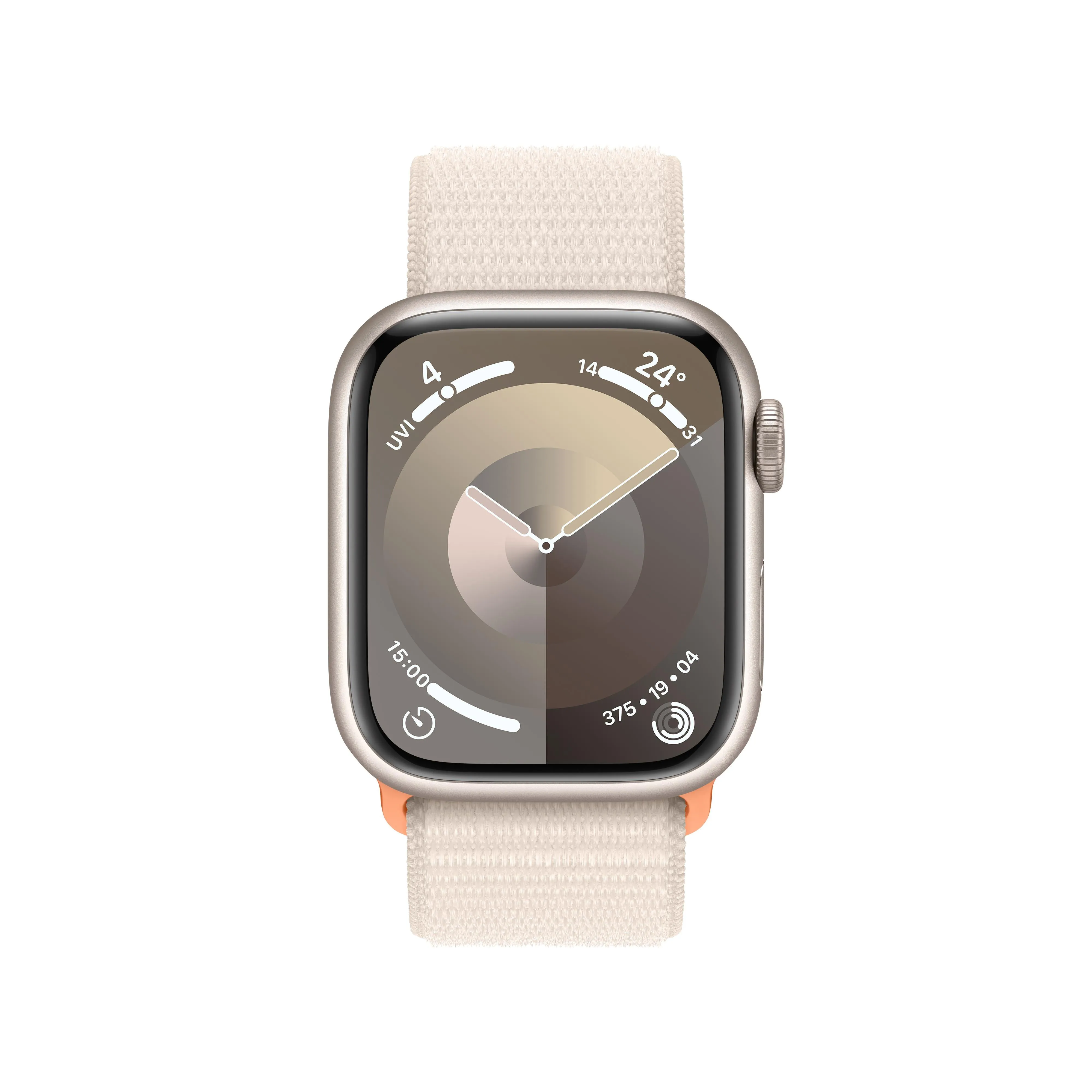 Apple Watch Series 9 GPS   Cellular 41mm Starlight Aluminium Case with Starlight Sport Loop