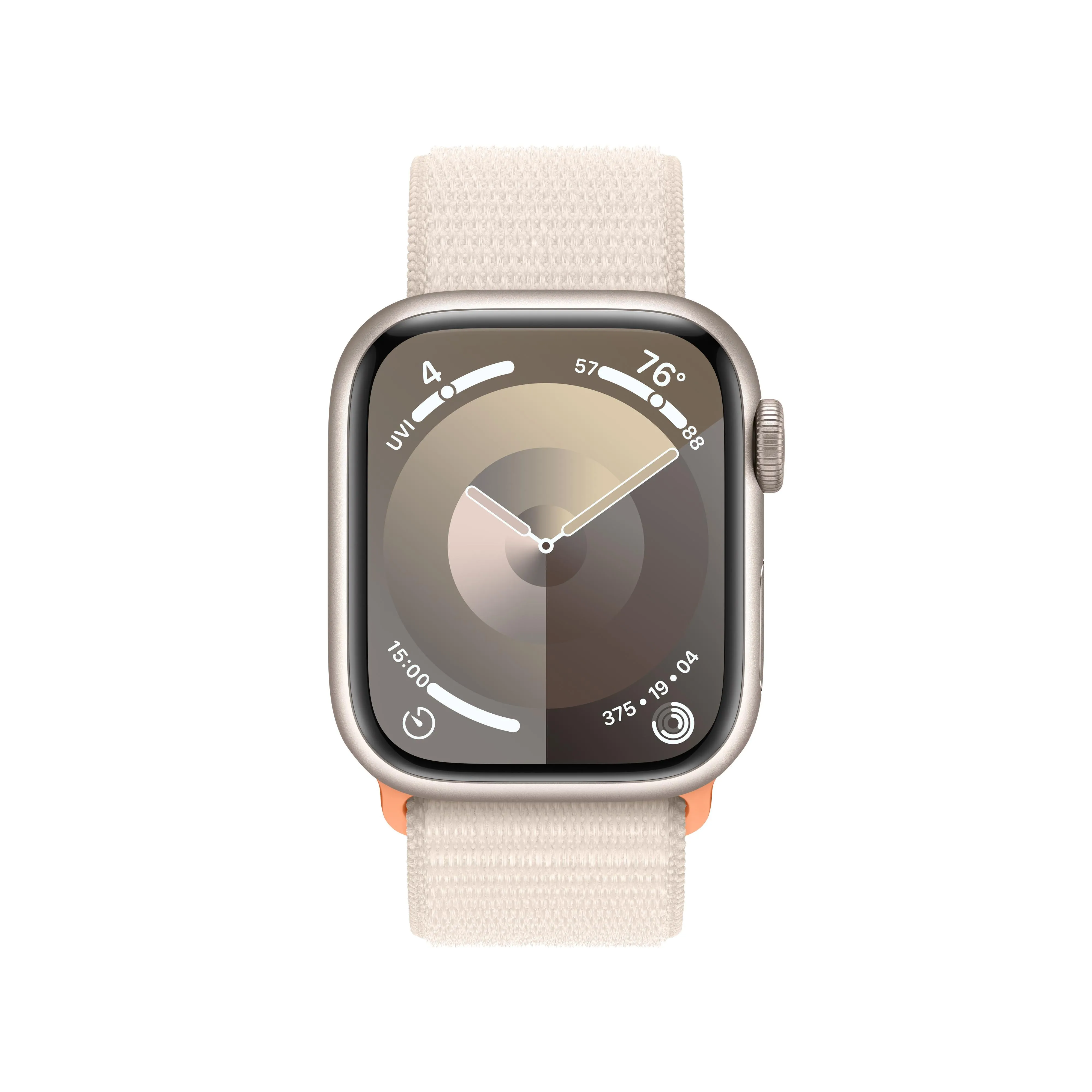 Apple Watch Series 9 GPS   Cellular 41mm Starlight Aluminum Case with Starlight Sport Loop