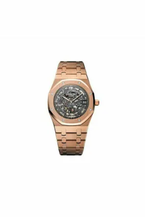 audemars piguet royal oak openworked extra-thin 39mm 18kt rose gold men's watch