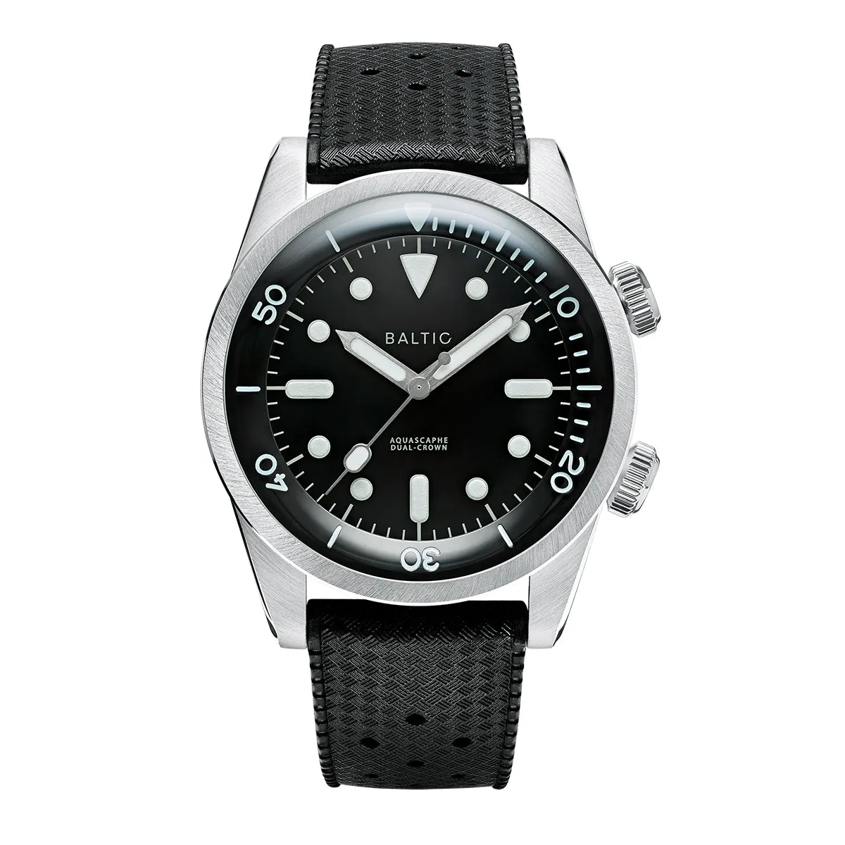 BALTIC AQUASCAPHE DUAL-CROWN BLACK