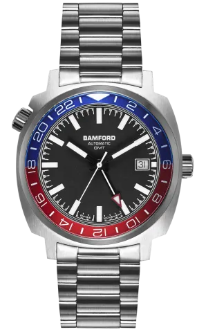 BAM Watch GMT Steel Blue Red Heritage