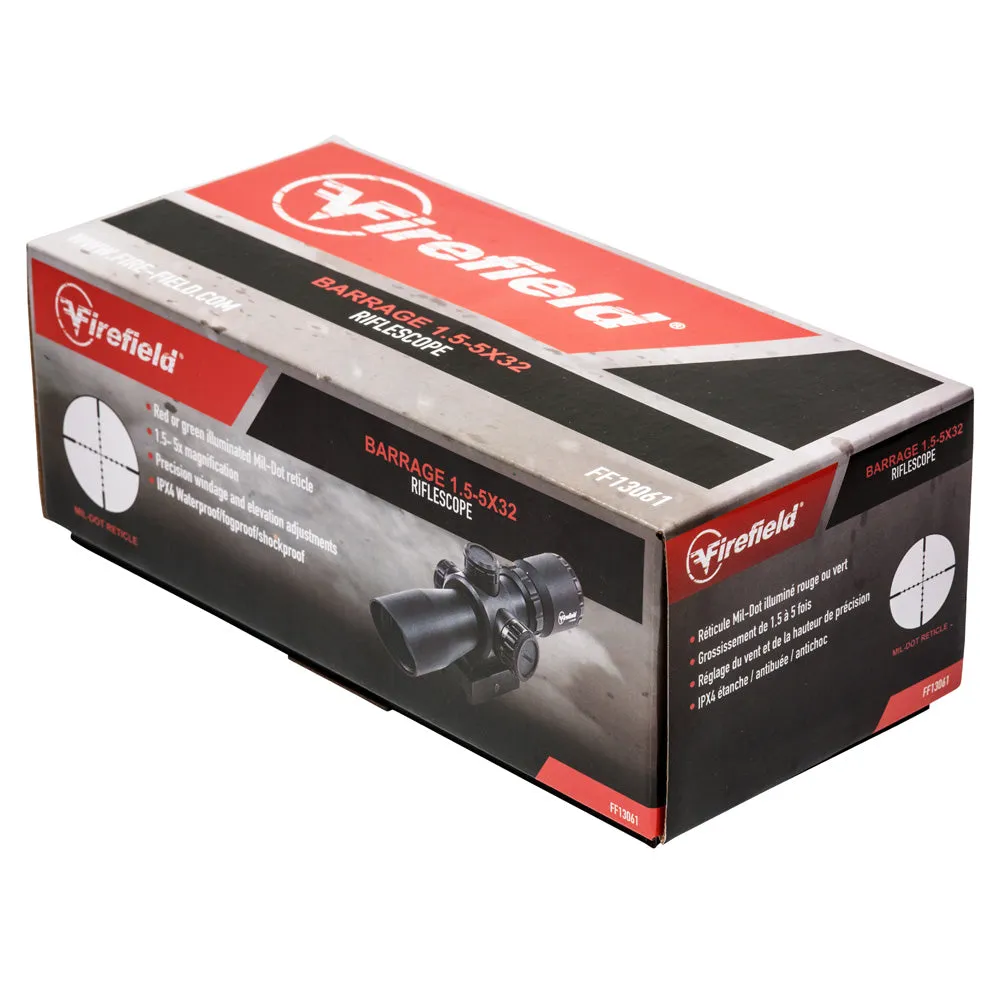 Barrage 1.5-5x32 Rifle Scope