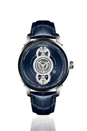 BEHRENS "SPACE TRAVELLER" AUTOMATIC BLUE FUME