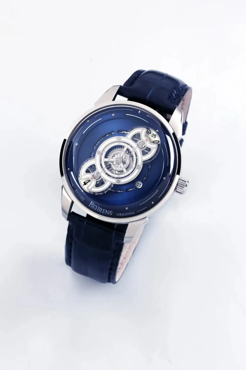 BEHRENS "SPACE TRAVELLER" AUTOMATIC BLUE FUME
