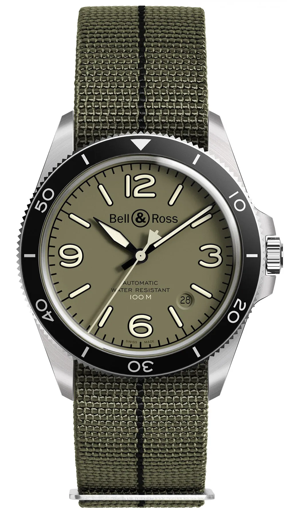 Bell & Ross Watch Vintage BR V2-92 Military Green