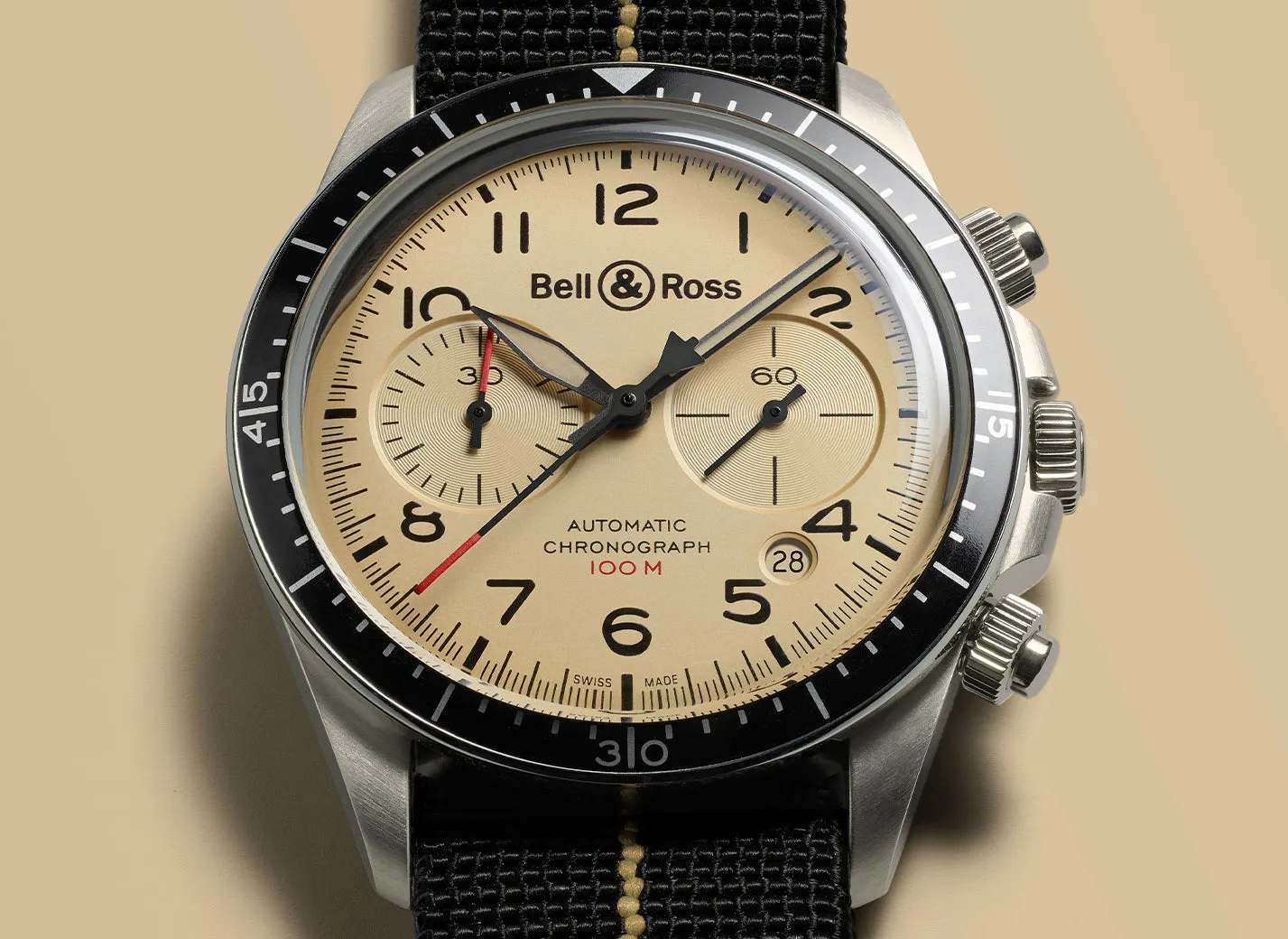 Bell & Ross Watch Vintage BR V2-94 Military Beige