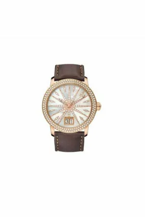blancpain grande date 40mm 18kt rose gold ladies watch