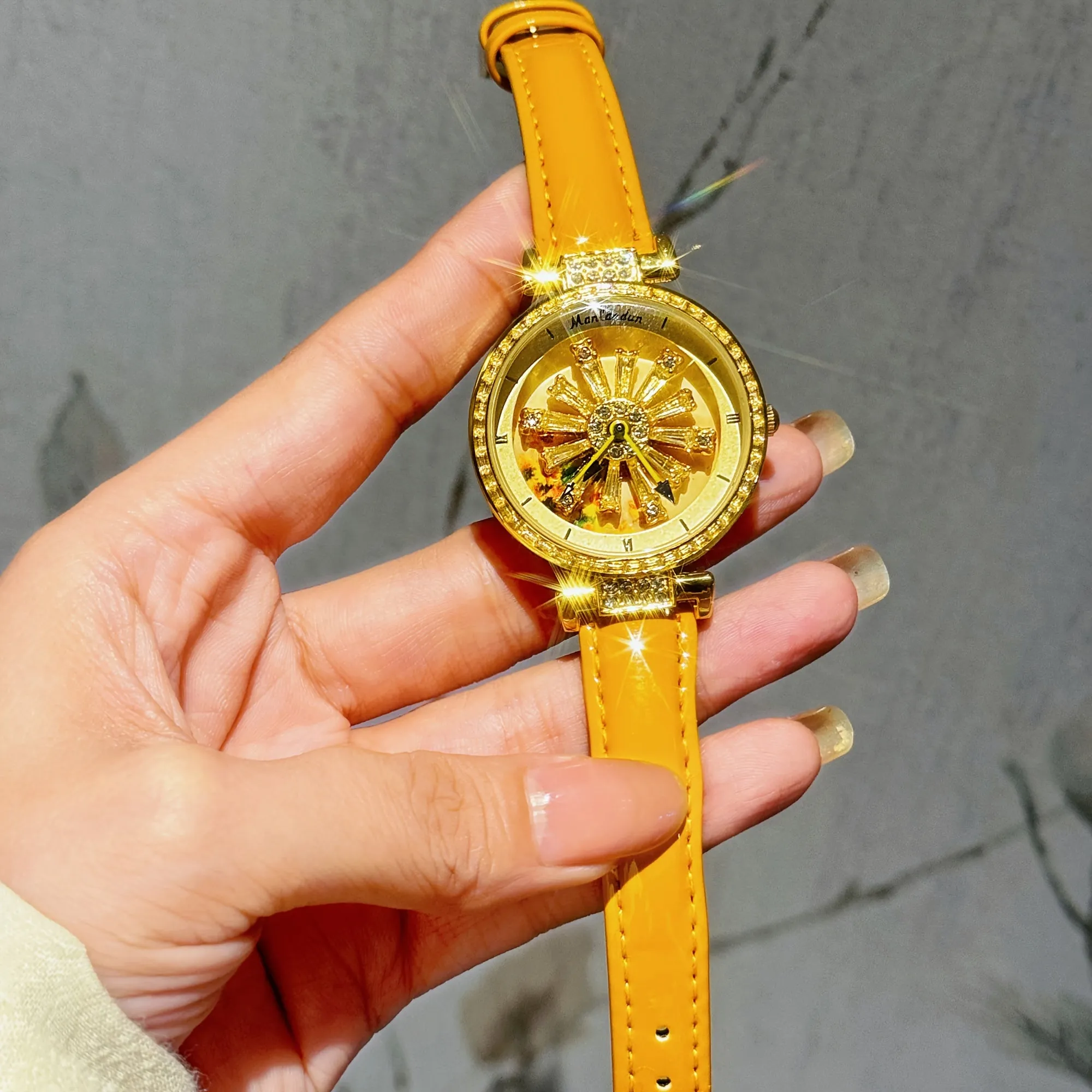 Boho Chic Starry Sunflower Quartz Watch