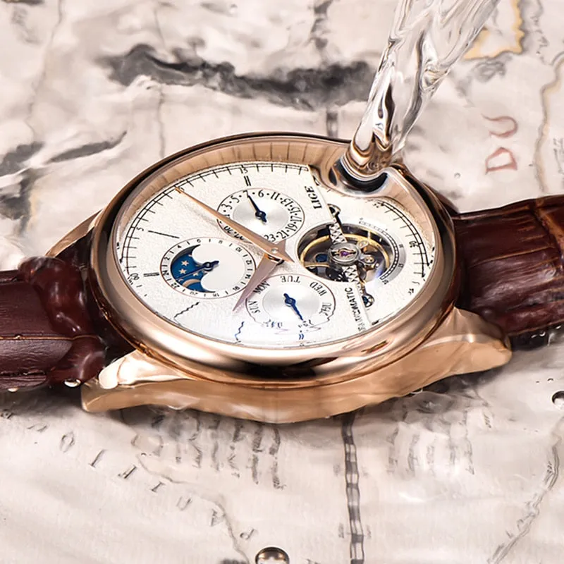 Brand Classic Mens Retro Watches Automatic Mechanical Watch