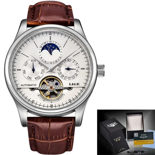 Brand Classic Mens Retro Watches Automatic Mechanical Watch