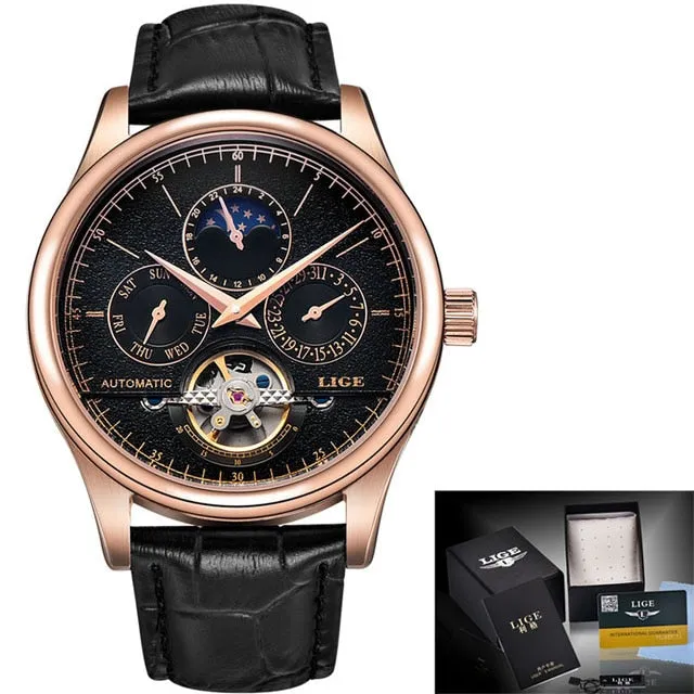 Brand Classic Mens Retro Watches Automatic Mechanical Watch