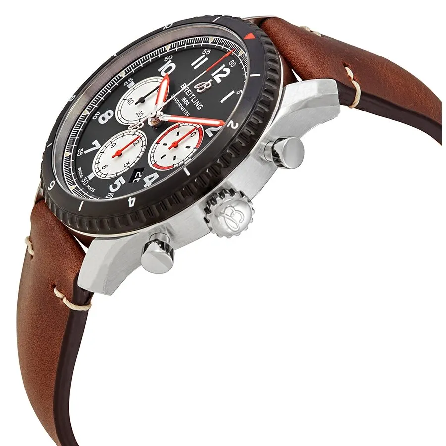 Breitling Aviator 8 Chronograph Automatic Black Dial Men's Watch AB01194A1B1X1