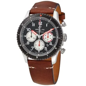 Breitling Aviator 8 Chronograph Automatic Black Dial Men's Watch AB01194A1B1X1