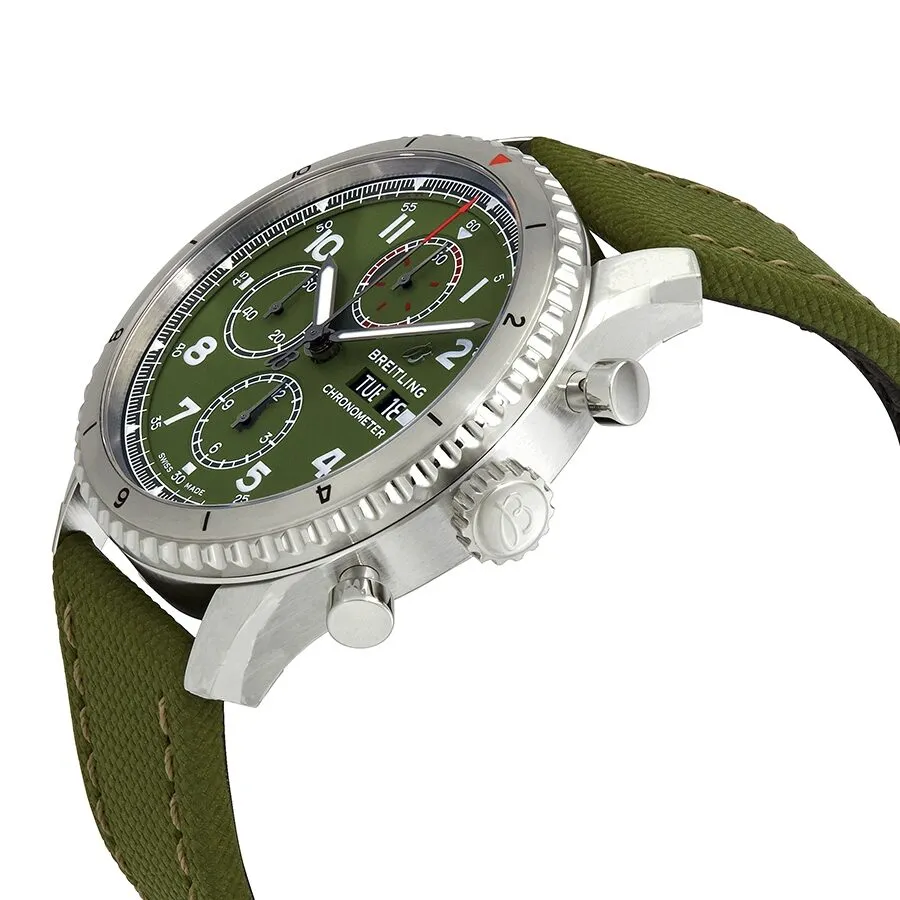 Breitling Aviator 8 Curtiss Warhawk Chronograph Automatic Green Dial Men's Watch A133161A1L1X2