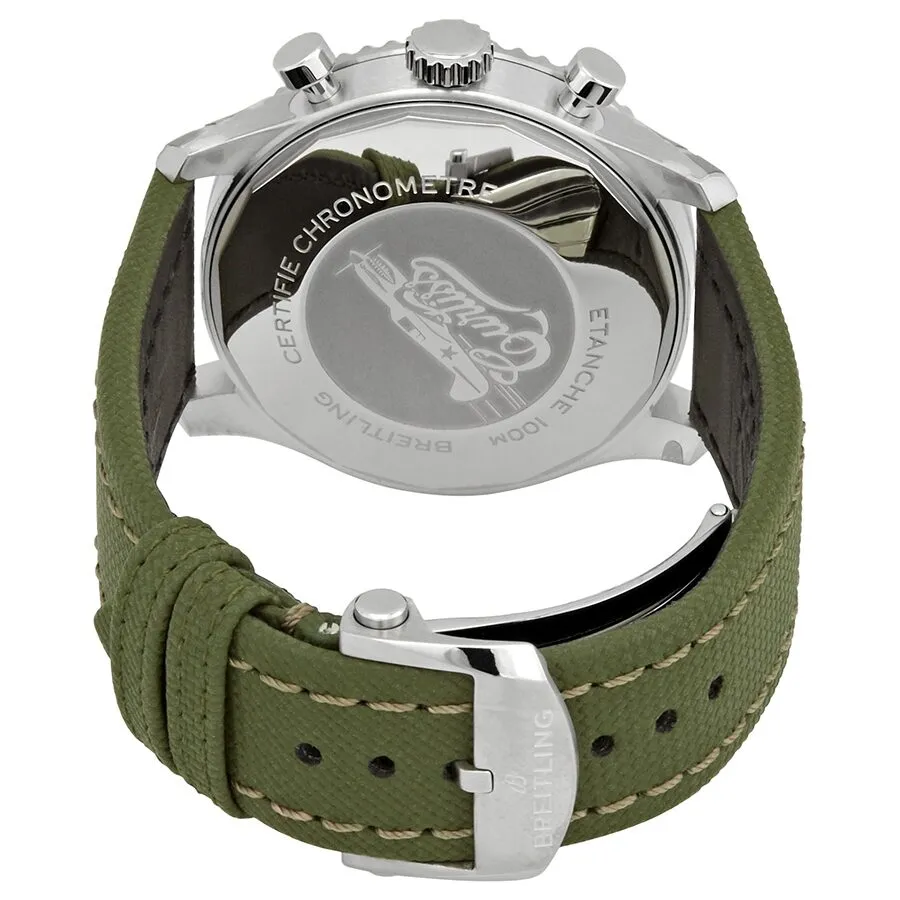 Breitling Aviator 8 Curtiss Warhawk Chronograph Automatic Green Dial Men's Watch A133161A1L1X2