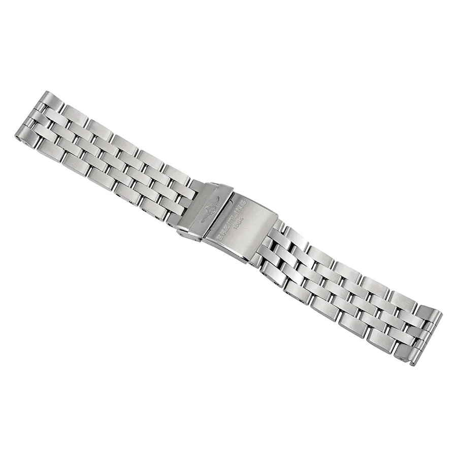 Breitling Brushed Steel Pilot Watch Band Bracelet 22-20MM 377A