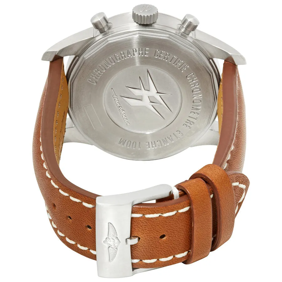 Breitling Transocean Chronograph Unitime Pilot Automatic Black Dial Men's Watch AB0510U6/BC26-439X-A20BASA.1