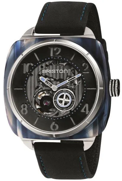 Briston Streamliner Skeleton Blue Acetate