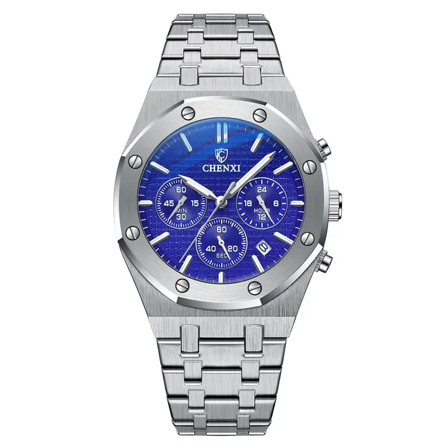 Business Style Mens Top Luxury Quartz Waterproof Watches