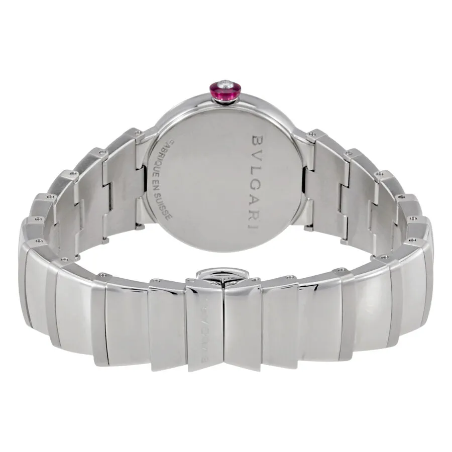 Bvlgari LVCEA White Mother of Pearl Diamond Dial Ladies Watch 102196