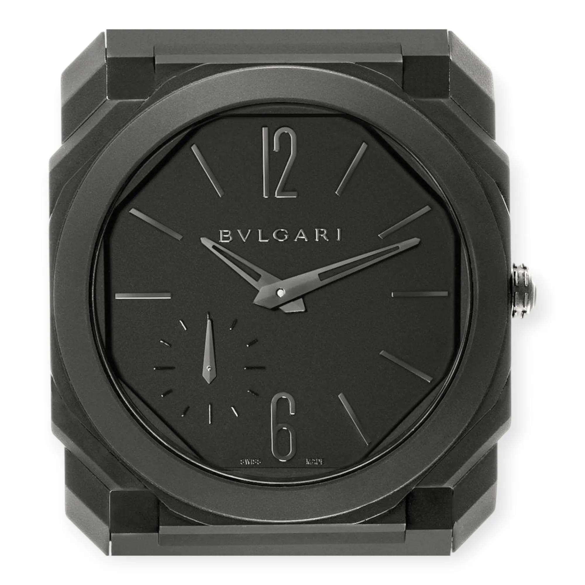 Bvlgari Octo Finissimo 103077 Black Ceramic Ultra Thin Mens Watch