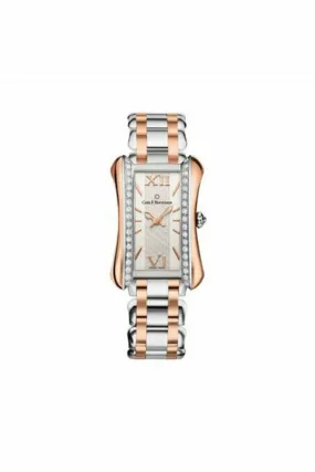carl f. bucherer alacria princess twotone 21mm x 30mm stainless steel/18kt rose gold ladies watch