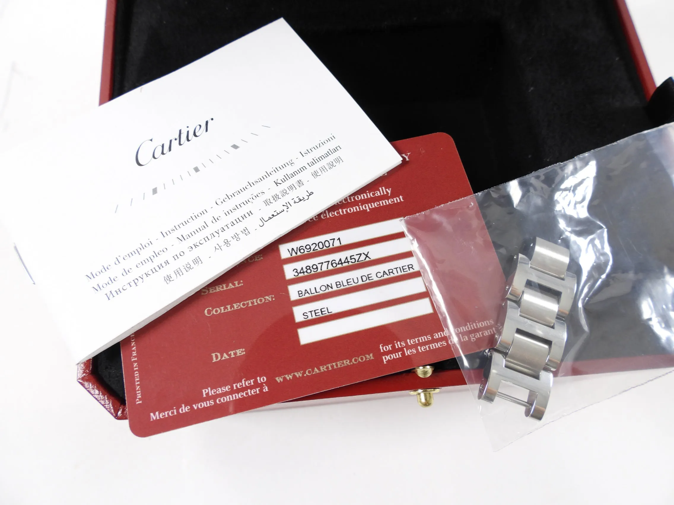 Cartier Ballon Bleu 33mm Stainless Automatic Ladies Watch