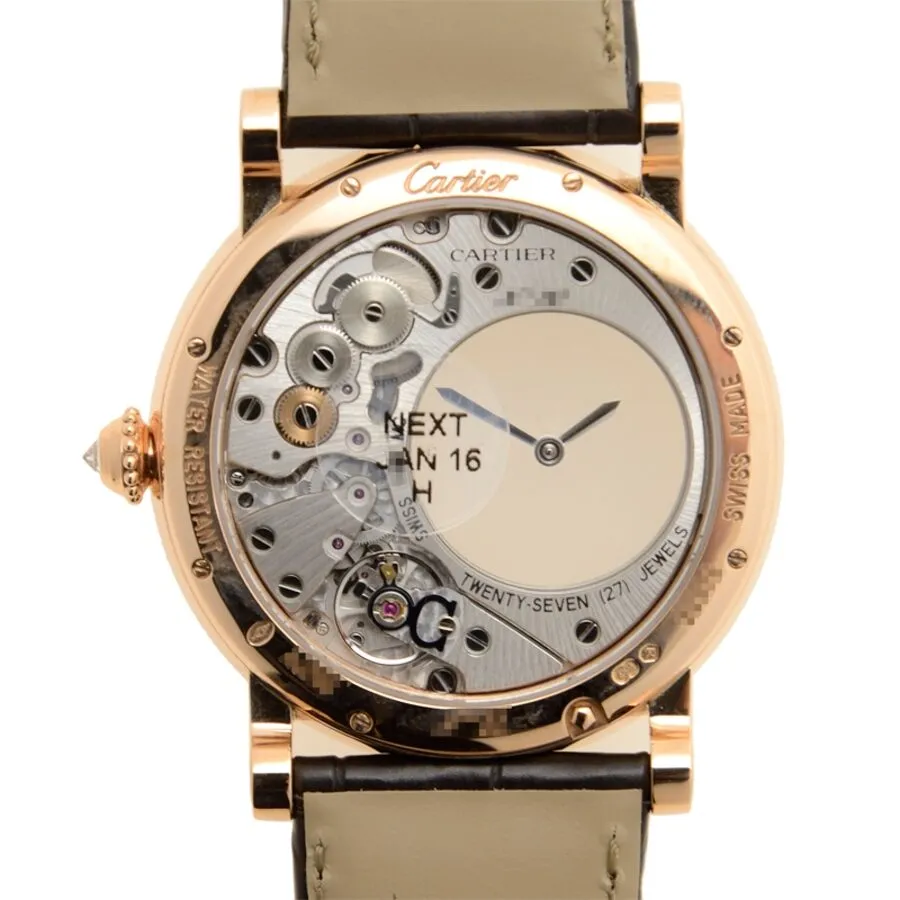 Cartier Rotonde de Cartier Diamond White Dial Watch HPI00635