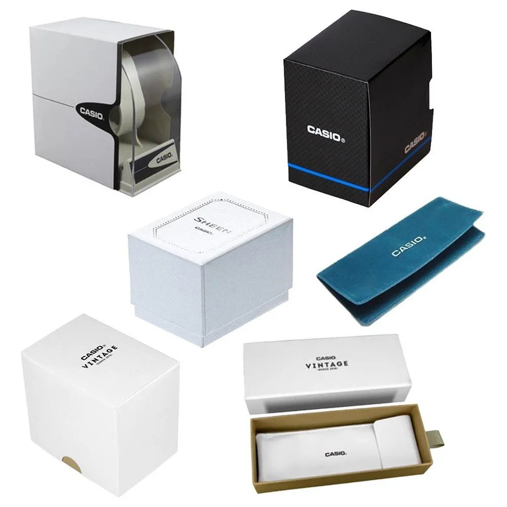 CASIO COLLECTION Mod. DIVER MULTIFUCTION GOLD, BLACK LEATHER - GOLD
