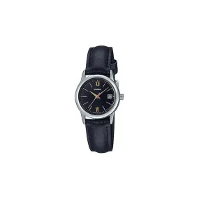 Casio Ladies Analogue Dress Watch - LTPV002L-1B3